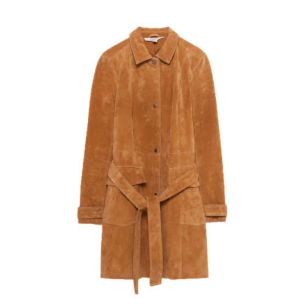 Trendy Suede Women's Coat